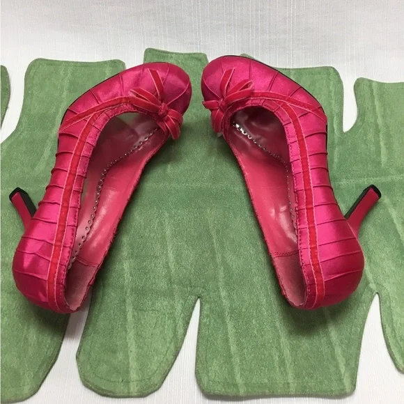 Pulse New Darling Hot Pink Color Heels - Picture 4 of 9